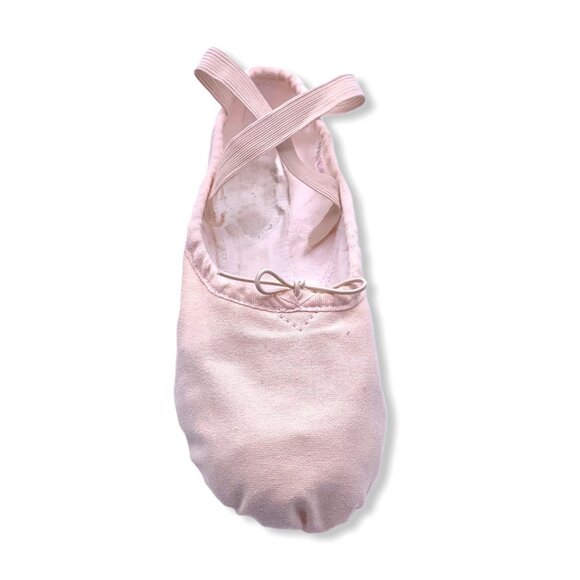 Girl's Cream Ballet Shoes - Picture 3 of 8